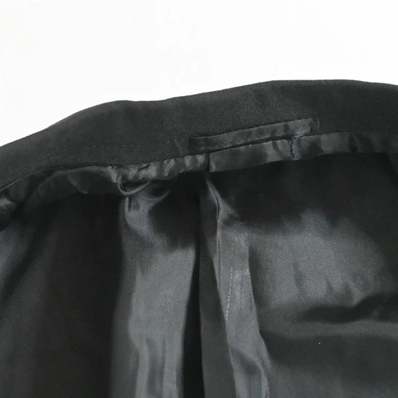 Bespoke Classic Fashion 38R 34x32 Black Mens Jacket Pants Tux Tuxedo